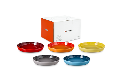 Le Creuset Stoneware Set of 5 Kolbe 17cm Round Plates